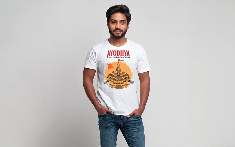 Ayodhya | Ram Mandir Tshirt - T - Shirts - Indic Inspirations