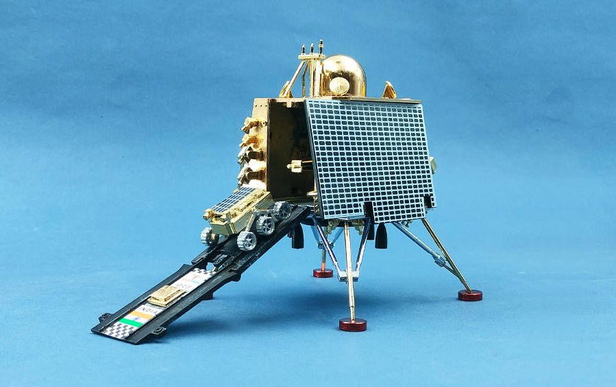 Chandrayaan 3 | Diecast Vikram Lander Scale Model - rocket models - Indic Inspirations