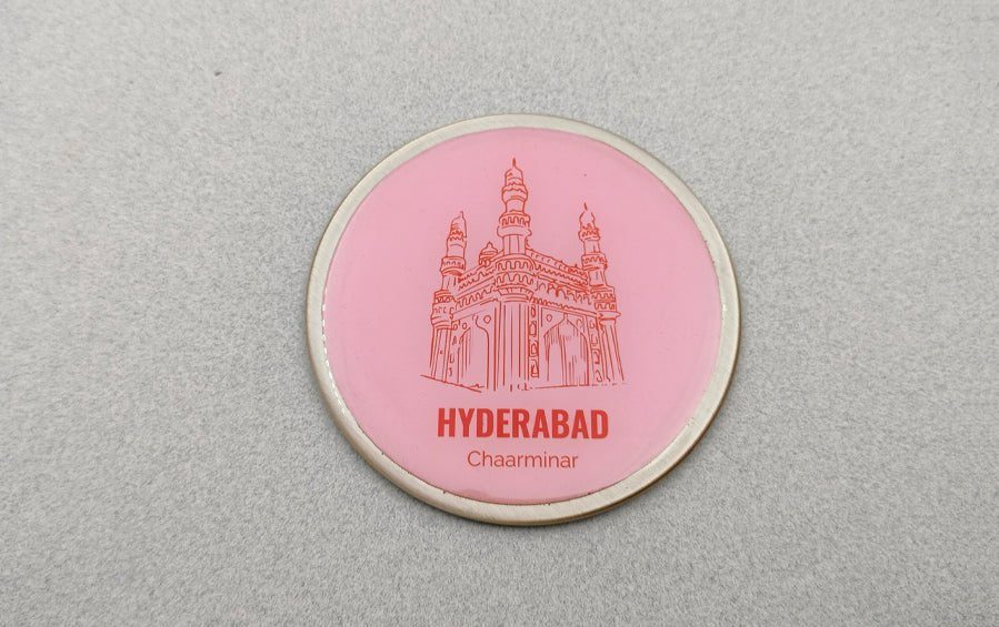 Hyderabad | Chaarminar and Ramoji Film City | Fridge Magnets - City souvenirs - Indic Inspirations