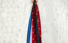 IKAT COTTON STOLE - Maroon - Stoles - indic inspirations