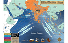 INDIA | Maritime History of 4 Millenia | Hi - Res Digital Map - Wall Frames - Indic Inspirations