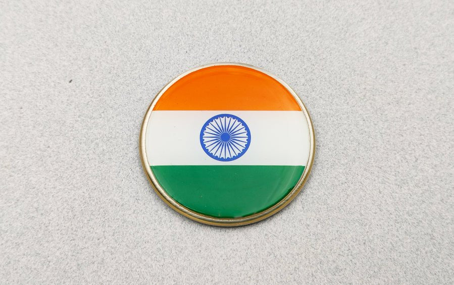 Indian Flag Magnetic Lapel Pins & Fridge Magnets | Set of 4 - Lapel Pins - Indic Inspirations