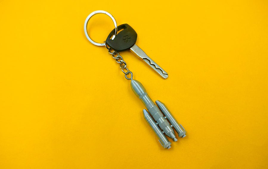 ISRO GSLV LVM III Keychain - Keychains - Indic Inspirations