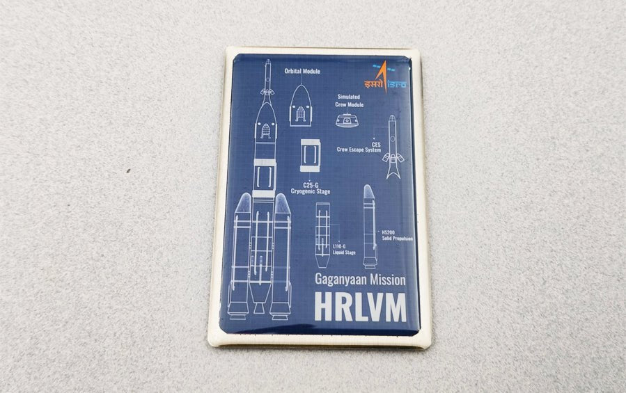 ISRO PSLV & HRLVM Fridge Magnet | Set of 2 - Fridge Magnets - Indic Inspirations