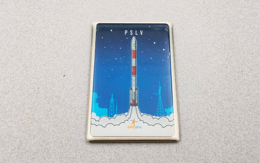 ISRO PSLV & HRLVM Fridge Magnet | Set of 2 - Fridge Magnets - Indic Inspirations