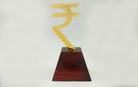 ₹ | Rupee - Trophy and Medallion - Desk showpiece - Indic Inspirations