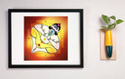 Vastu Purush with Chakras | Painting | A4 Frame - Wall Frames - indic inspirations