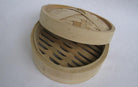 Bamboo Momo Steamer - 8" dia - Cookware - indic inspirations