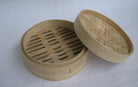 Bamboo Momo Steamer - 8" dia - Cookware - indic inspirations