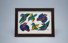 Birds | Gond Painting | A5 Frame - paintings - indic inspirations