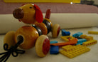 BOWVOW- PULL ALONG DOGGIE - Wooden Toy - indic inspirations