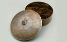 Brass Nakshikam Masala Dabba - Storage Boxes - indic inspirations