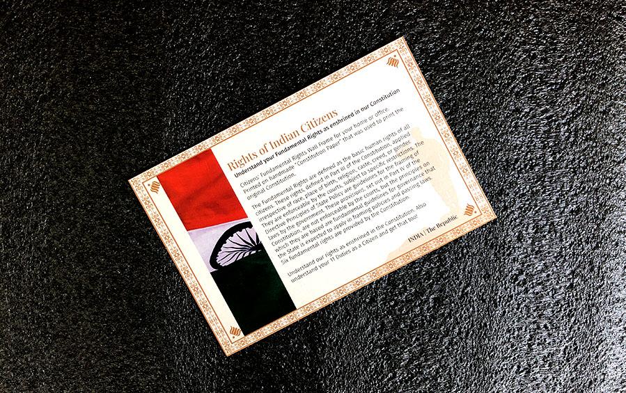 Citizens' Fundamental Rights Wall Frame - Wall Frames - indic inspirations