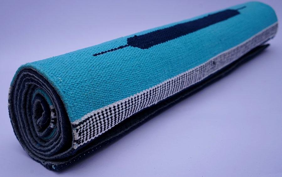 Buy Handcrafted Cotton Meditation Mat Online - Indic Inspirations
