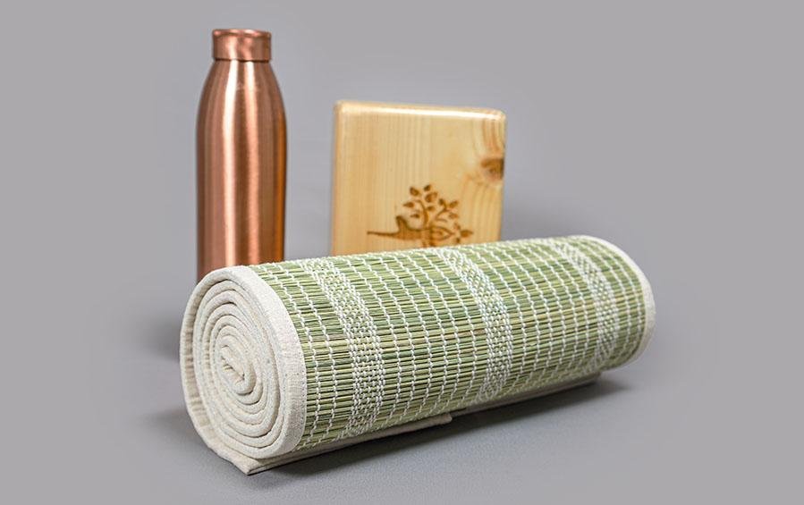 DARBHA GRASS YOGA MAT - Yoga mats - indic inspirations