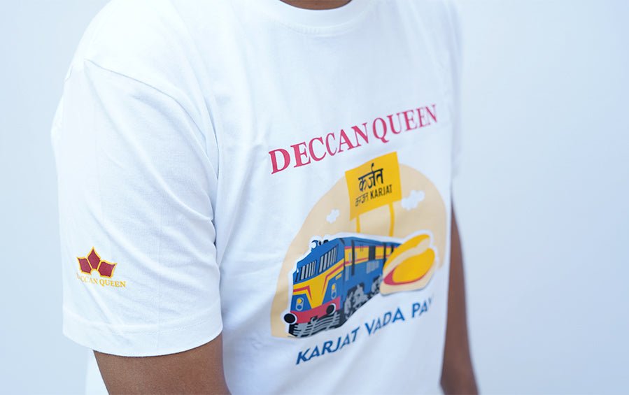 Deccan Queen | Karjat Wada Pav | TShirt - T-shirts - indic inspirations