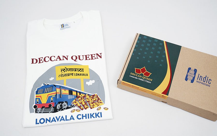 Deccan Queen | Lonavala Chikki | TShirt - T-shirts - indic inspirations