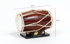 Dholak | Wooden Miniature - Miniature Musical Instruments - indic inspirations