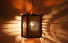 Diwali Symbols - Brass Diwali Kandil cum Table Lamp - Hanging Lamps - indic inspirations