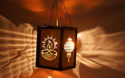 Diwali Symbols - Brass Diwali Kandil cum Table Lamp - Hanging Lamps - indic inspirations