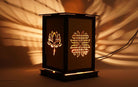 Diwali Symbols - Brass Diwali Kandil cum Table Lamp - Hanging Lamps - indic inspirations