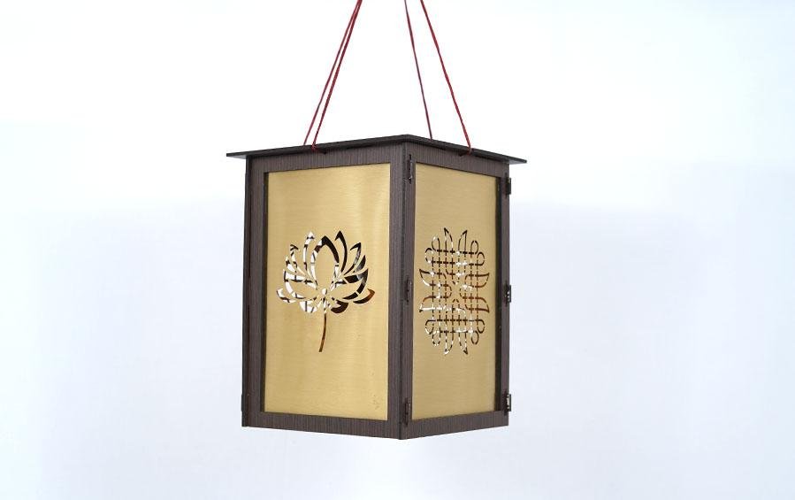 Diwali Symbols - Brass Diwali Kandil cum Table Lamp - Hanging Lamps - indic inspirations