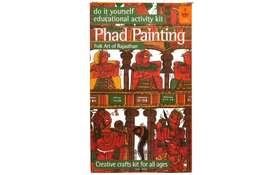 DIY Colouring Kit - Phad Painting of Rajasthan - Craft Kit - indic inspirations