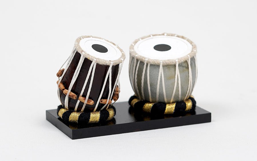 Dugi Tabla | Wooden Miniature - Miniature Musical Instruments - indic inspirations