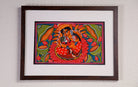 Durga - The Divine Mother | Bengal Patachitra Painting | A4 Frame - paintings - indic inspirations