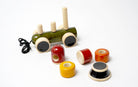 ENGINE STACKER & PULL ALONG - Wooden Toy - indic inspirations