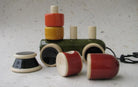 ENGINE STACKER & PULL ALONG - Wooden Toy - indic inspirations