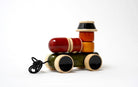 ENGINE STACKER & PULL ALONG - Wooden Toy - indic inspirations