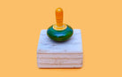 Finger Top with Base - Single - Wooden Toys - indic inspirations