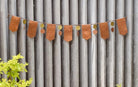 Foliage TORAN-BUNTING - Copper buntings - indic inspirations