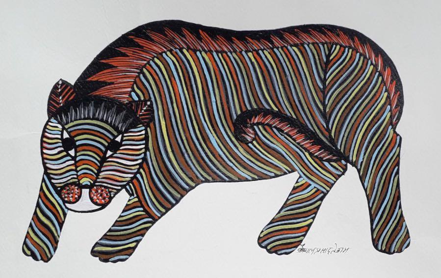 Forest Life - Gond Paintings - paintings - indic inspirations