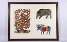 Forest Life - Gond Paintings - paintings - indic inspirations