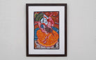 Ganesha | Bengal Patachitra Painting | A4 Frame - paintings - indic inspirations