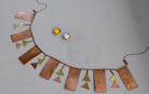 GEOMETRY TORAN-BUNTING - Copper buntings - indic inspirations