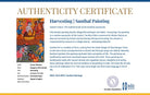 Harvesting | Santhal Painting | A4 Frame - paintings - indic inspirations