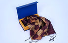 IKAT SILK STOLE - Maroon - Stoles - indic inspirations