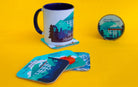 Kalka Shimla Railway | Coasters Set of 4 - Coasters - indic inspirations