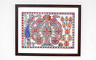 Kohbar | Madhubani Painting | A3 Frame - paintings - indic inspirations