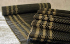 Madur Table Runner Mat Set Black - table runner and mat sets - indic inspirations