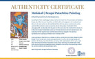 Mahakali | Bengal Patachitra Painting | A3 Frame - paintings - indic inspirations