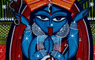 Mahakali | Bengal Patachitra Painting | A4 Frame - paintings - indic inspirations