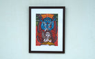 Mahakali | Bengal Patachitra Painting | A4 Frame - paintings - indic inspirations