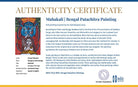 Mahakali | Bengal Patachitra Painting | A4 Frame - paintings - indic inspirations