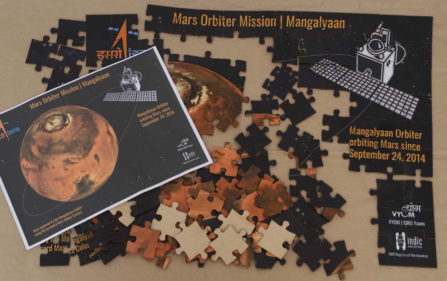 Mars & Mangalyaan Jigsaw Puzzle - puzzles - indic inspirations