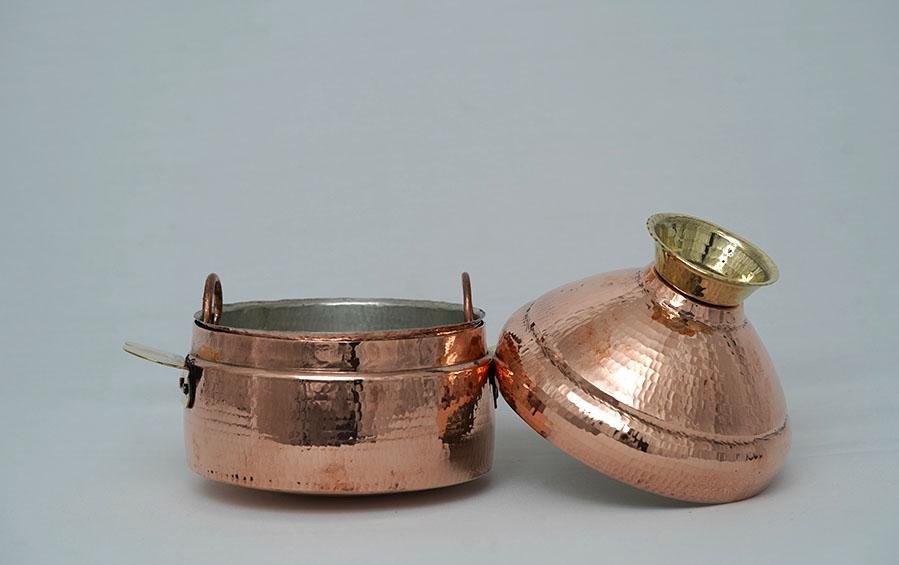 Modak Patra - Copper - Small - Cookware - indic inspirations