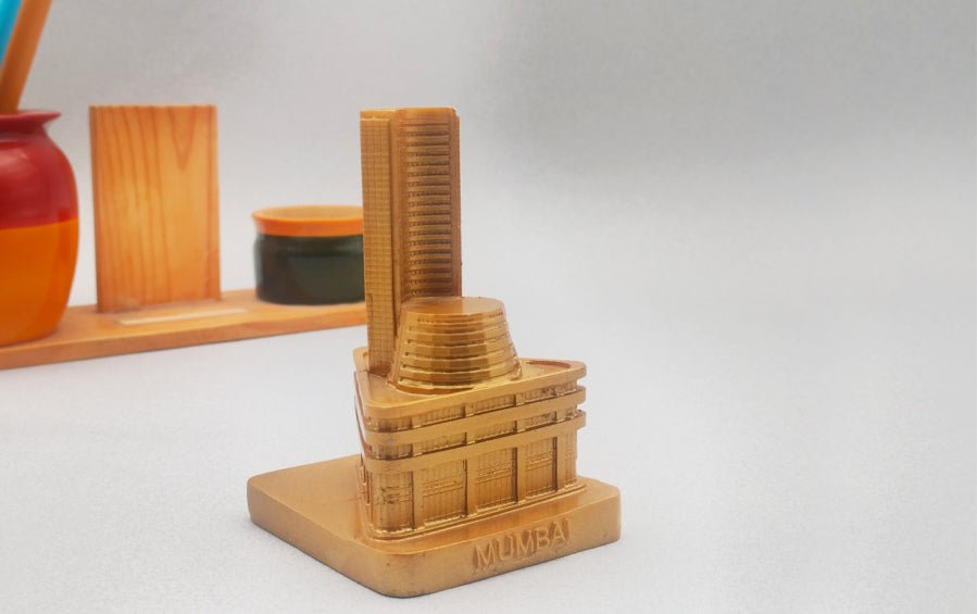 Mumbai | BSE Building Scale Model | 2.5” W - Desk showpiece - indic inspirations